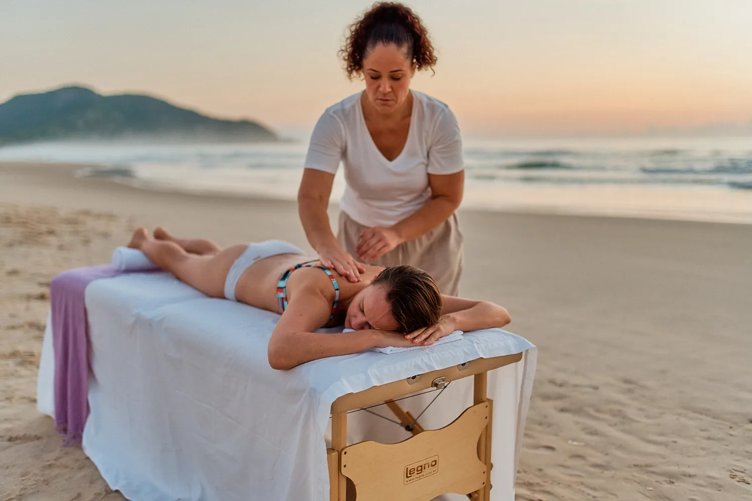 Massagem relaxante — imagem do acervo de Simone Squarcini
